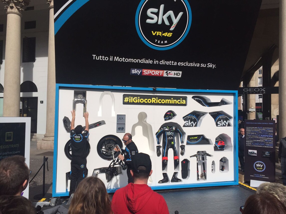 Sky e una MotoGp tutta da… montare