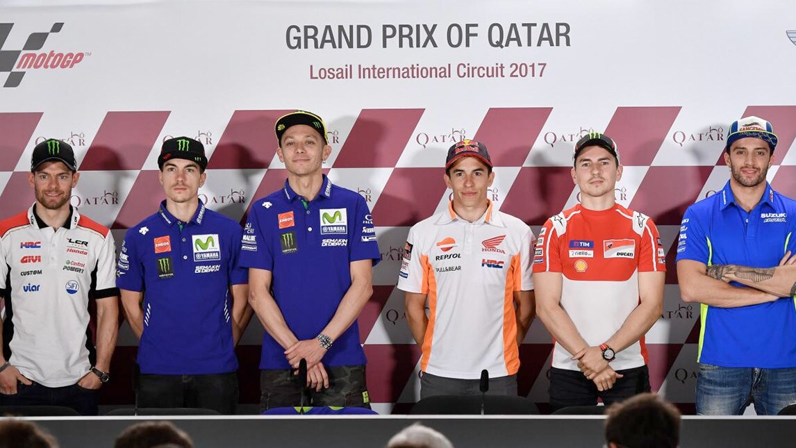 MotoGP Qatar, in conferenza i piloti sono tutti cauti