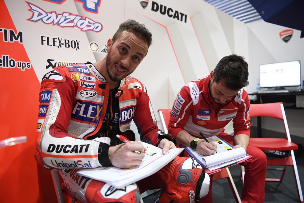 Dovizioso: “La gomma cambiata in griglia ha fatto la differenza”