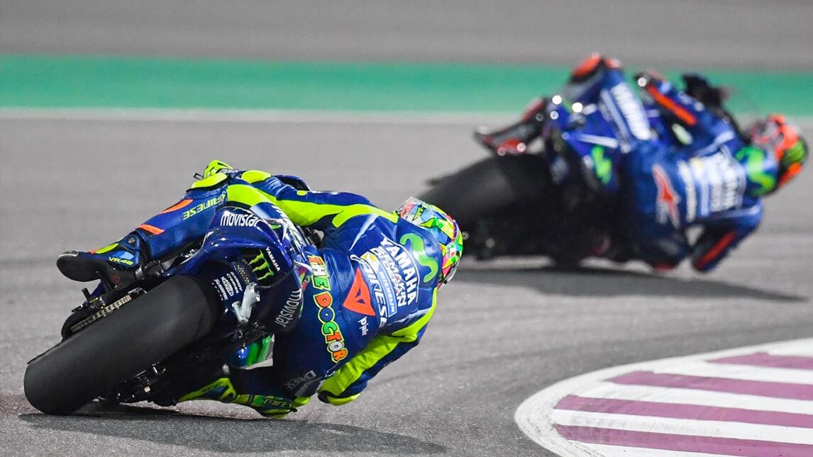 MotoGP Qatar, Rossi: "Ho fatto meglio di Vinales"