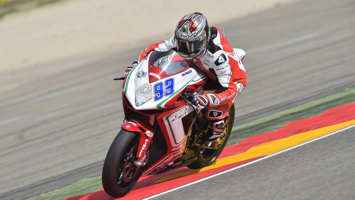 Supersport Aragon, Jacobsen in pole position