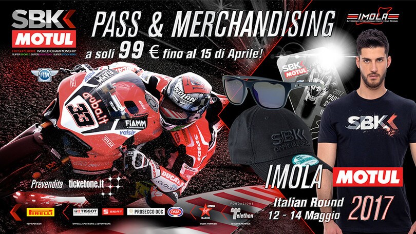 SBK, a Imola si entra con lo sconto