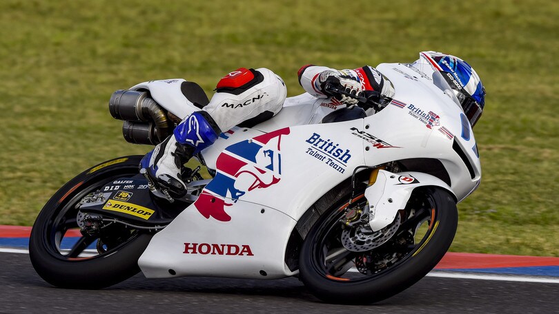 Moto3 Argentina, QP: McPhee al top, zampata di Bulega