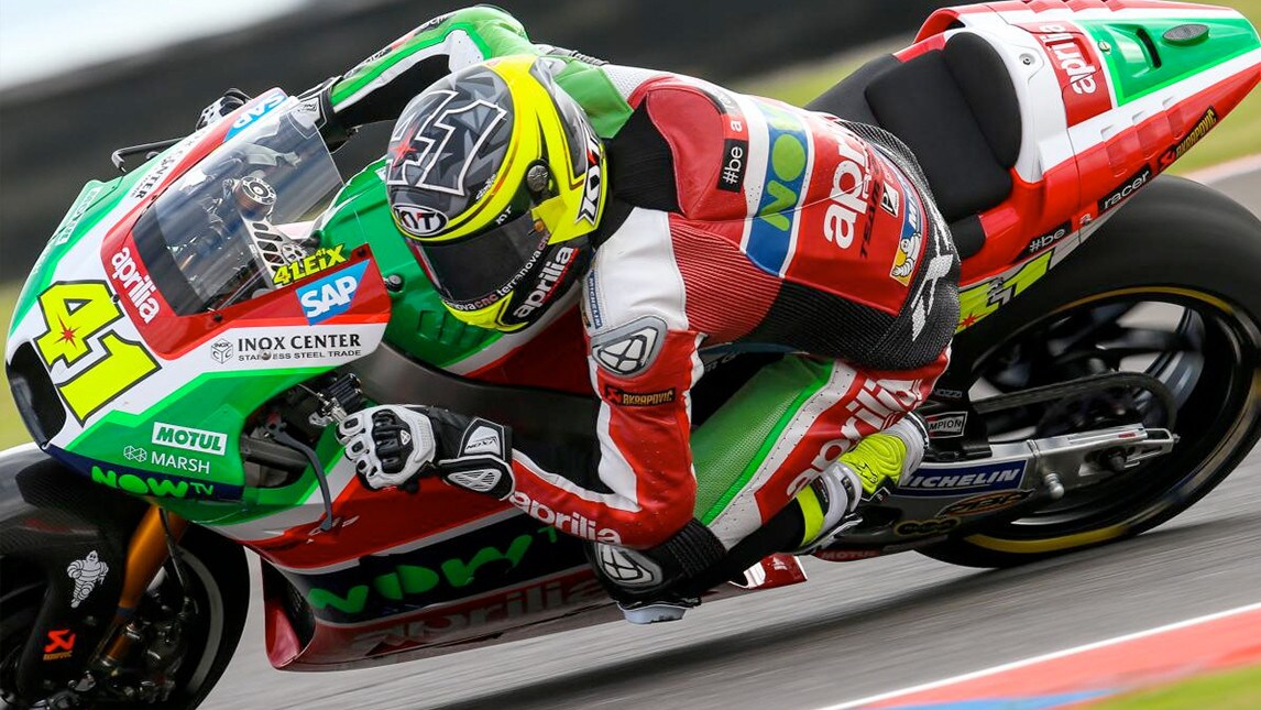 MotoGP Austin, l'Aprilia punta in alto