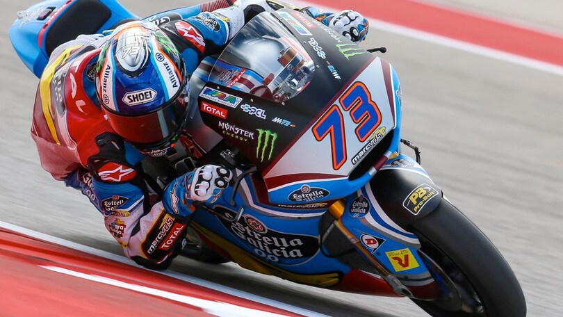 Moto2 Austin: Alex Marquez il più veloce del venerdì