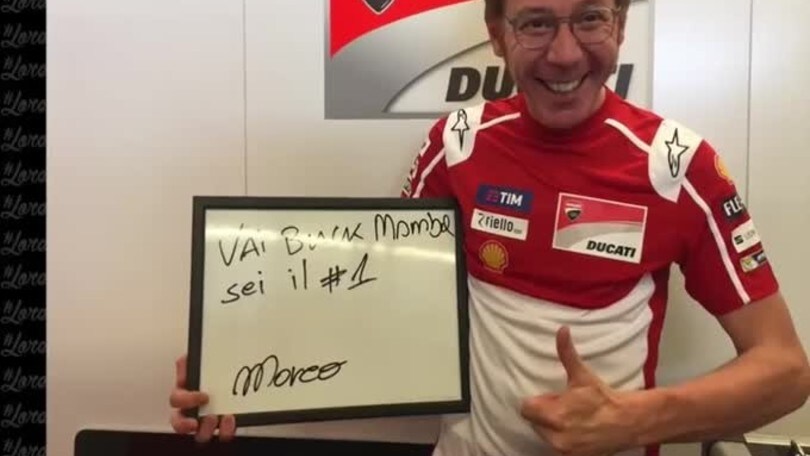 Ducati, gli auguri per i 30 anni di Lorenzo