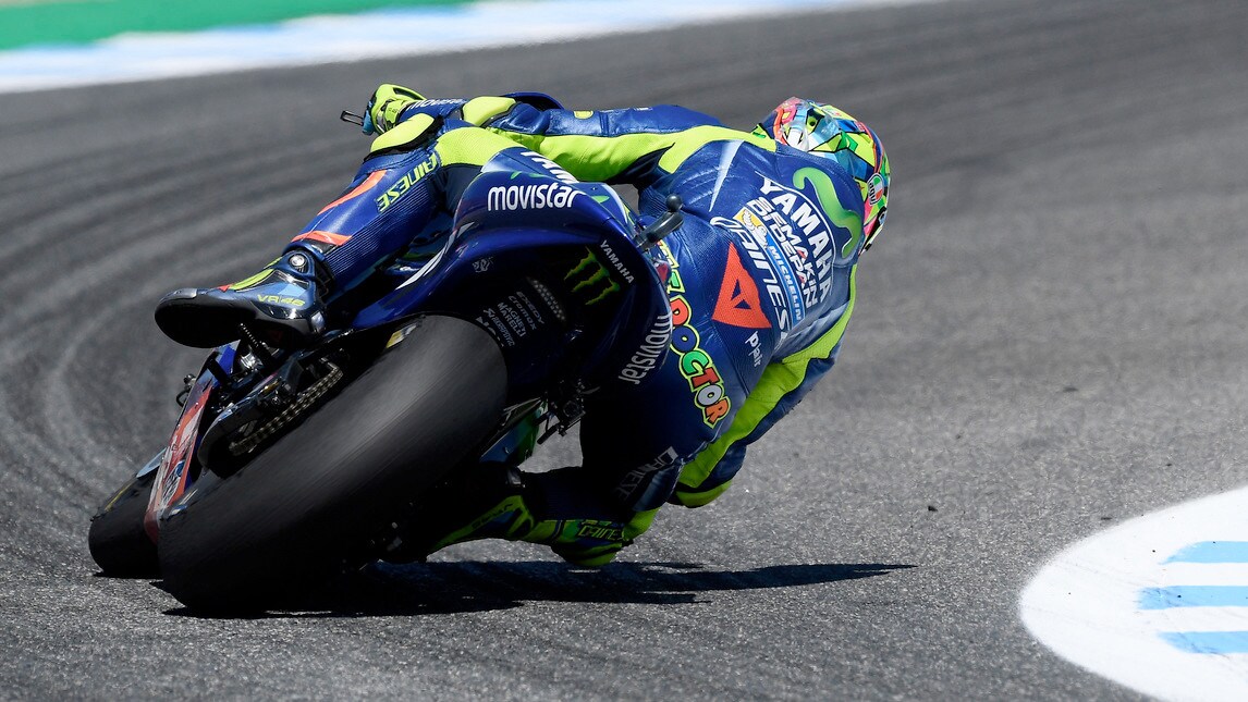 MotoGP Jerez, Rossi: "Il nuovo telaio non lavora al meglio"