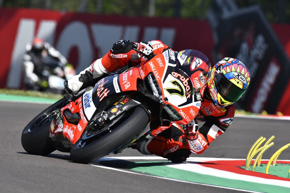 SBK Imola, gara1: Davies dopo la bandiera rossa