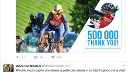 Da Nibali a Biaggi, tutti digitano #GoNicky