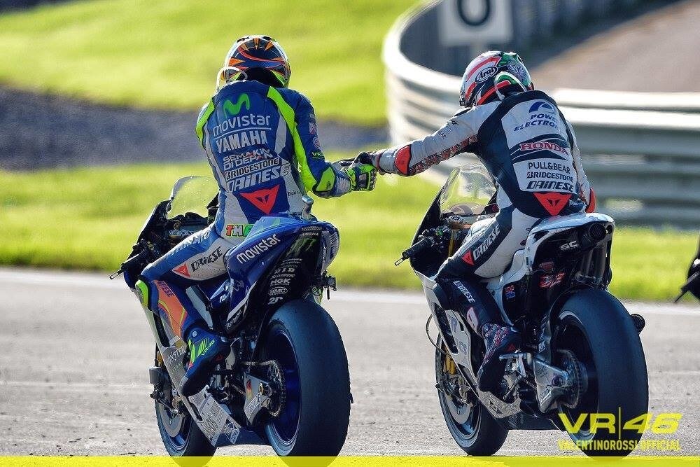 Incidente Hayden, Rossi: "Forza Nicky siamo con te"