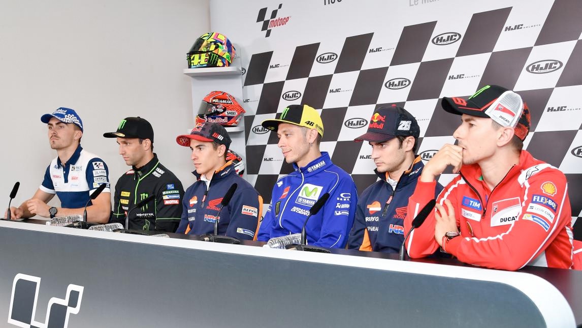 MotoGP Le Mans: la conferenza stampa dei piloti