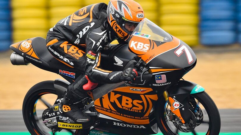 Moto3 Le Mans, Norrodin in FP1