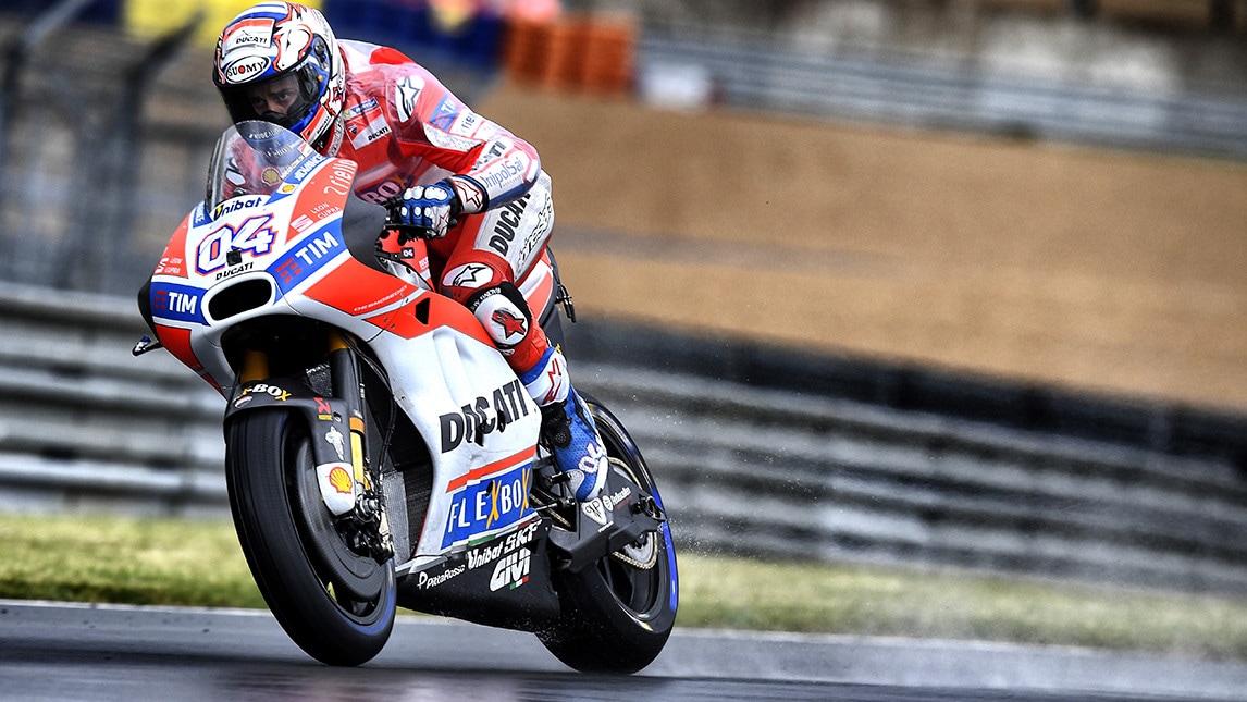 MotoGP Le Mans, Dovizioso svetta nelle FP2