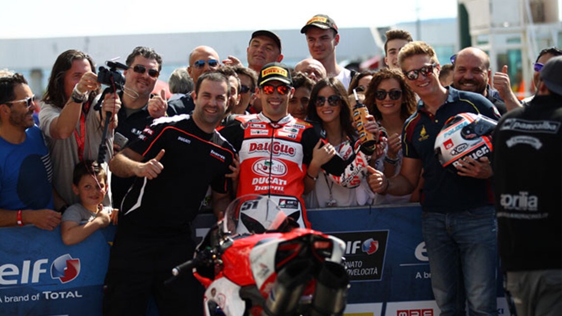 CIV Misano: il poker di Pirro
