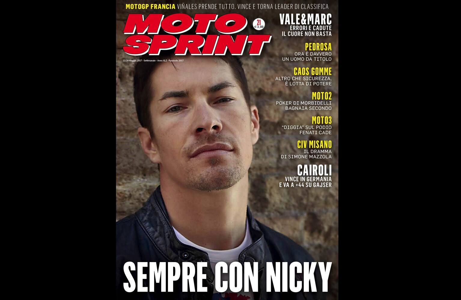 Motosprint in edicola con il poster-omaggio a Hayden