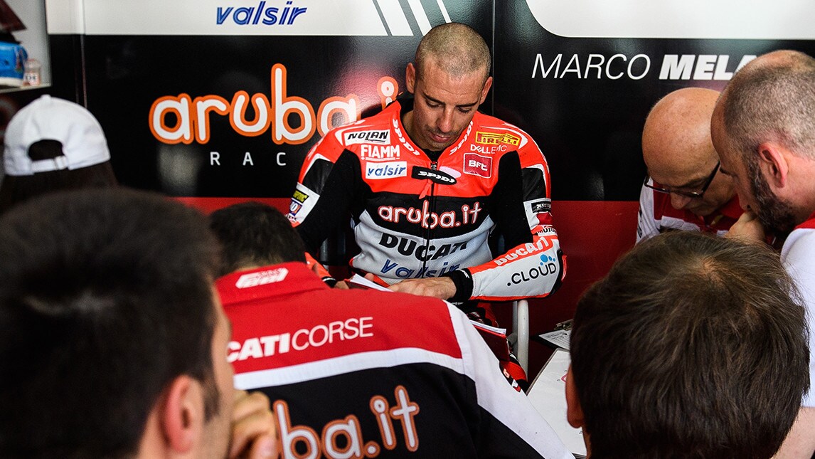 SBK Donington, Melandri: "test al Mugello intenso e importante"