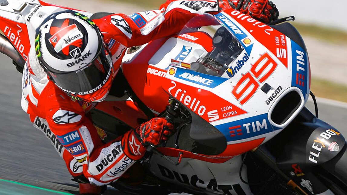 MotoGP, Ducati: soluzioni positive nei test a Barcellona