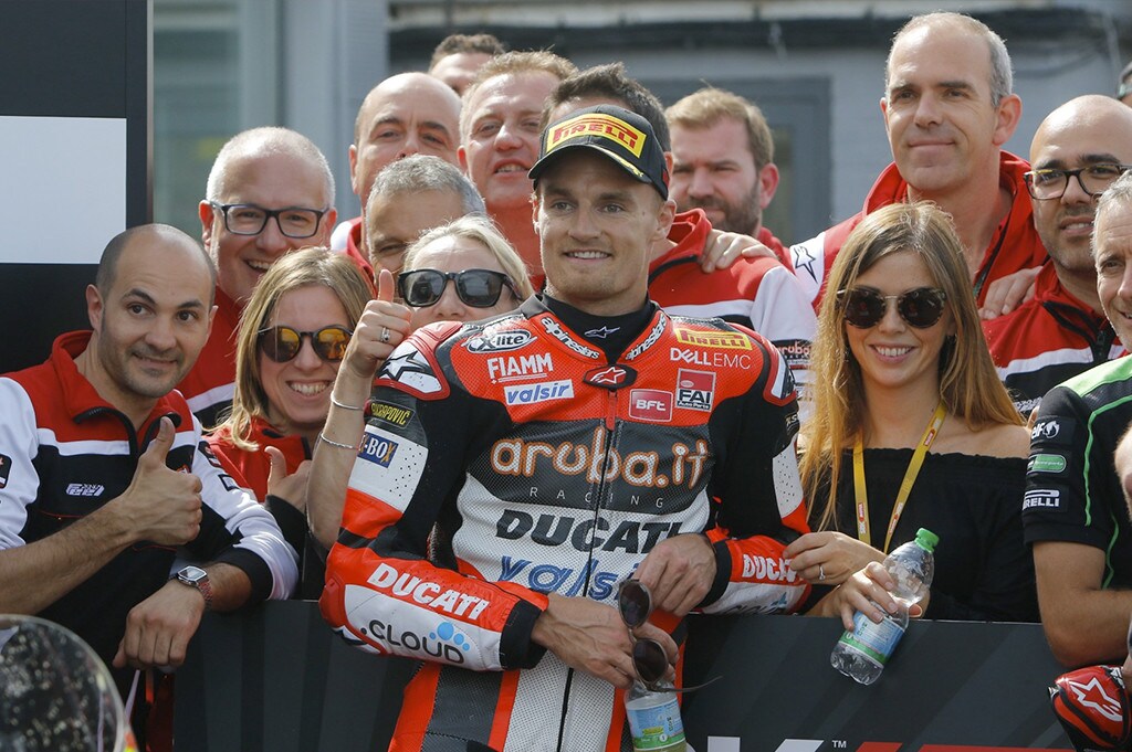 SBK Donington, Davies: "Sembrava di giocare a Mario Kart"