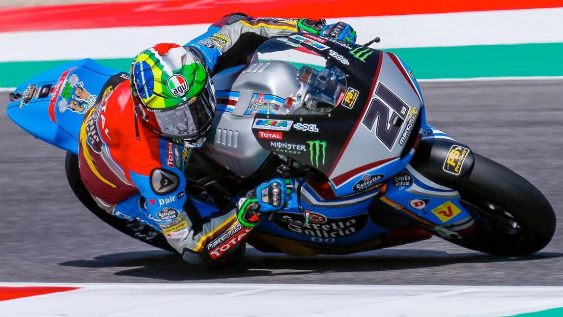 Moto2 Mugello: nella FP1 Pasini insegue Morbidelli