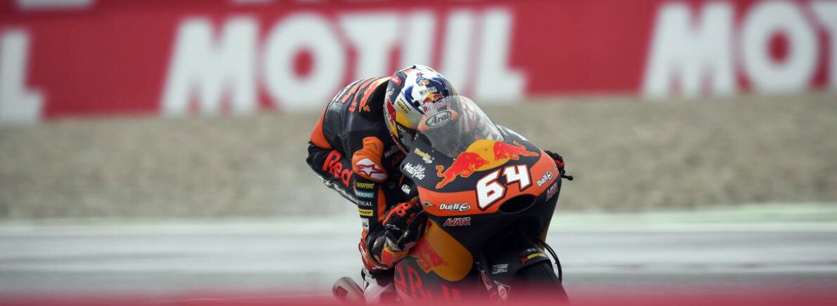 Moto3 Assen, FP3: diciotto cadute causa pioggia