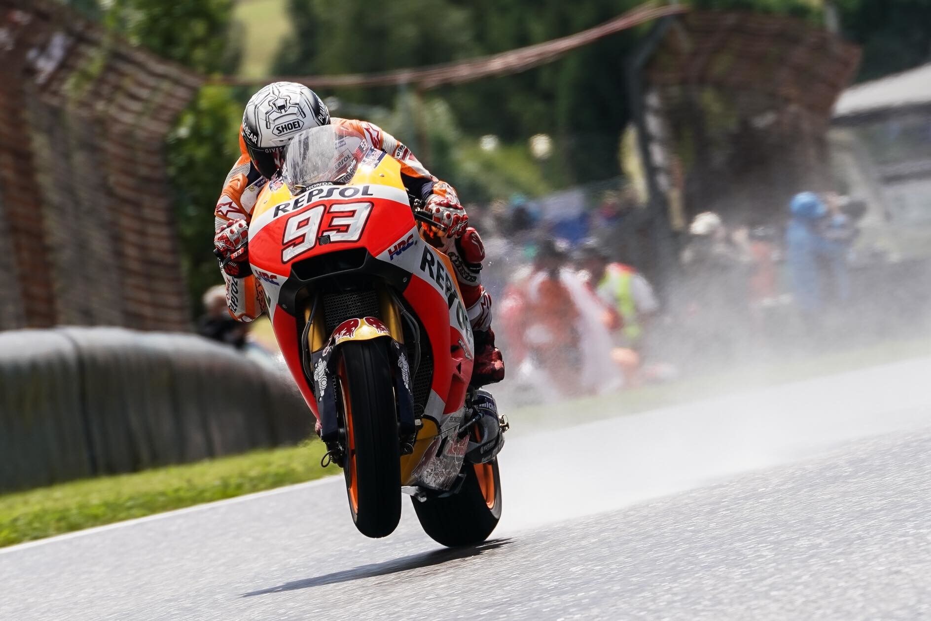 MotoGP Germania, Marquez è il mago della pioggia