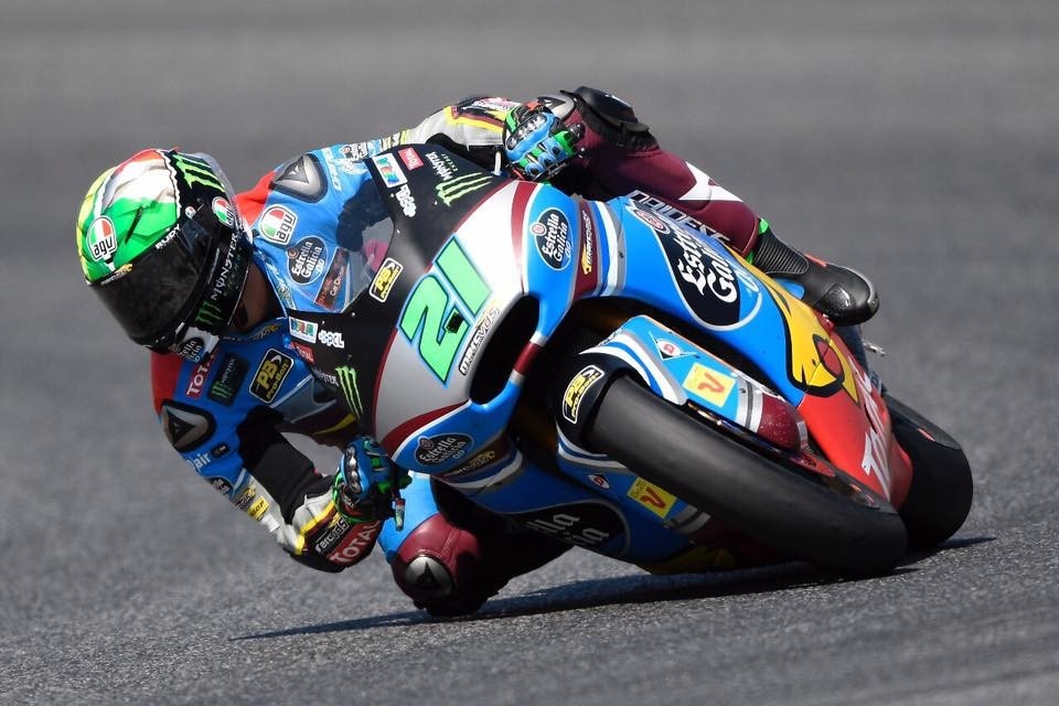 Moto2 Germania, Morbidelli in pole position