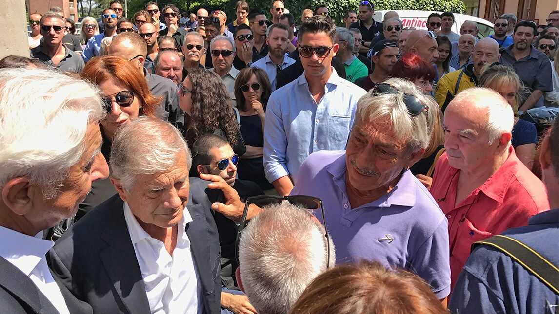 L'ultimo saluto a Cristiano Lucchinelli
