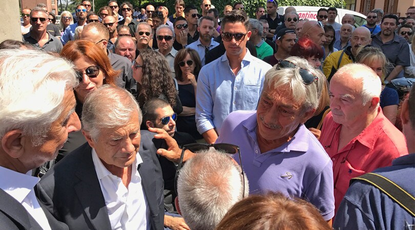 L'ultimo saluto a Cristiano Lucchinelli