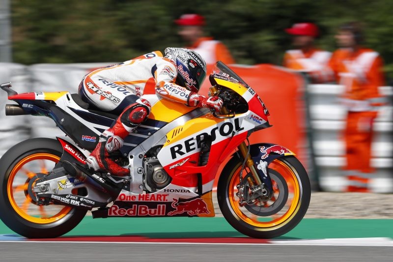 MotoGP Brno: Marquez davanti a tutti nelle libere 3