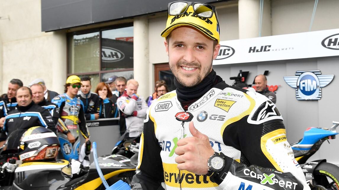 Moto2 Brno, gara: vince Luthi, Pasini cade