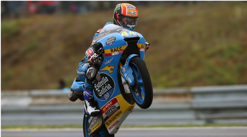 Enea Bastianini parte quarto in Moto3, pole per Mattia Pasini in Moto2