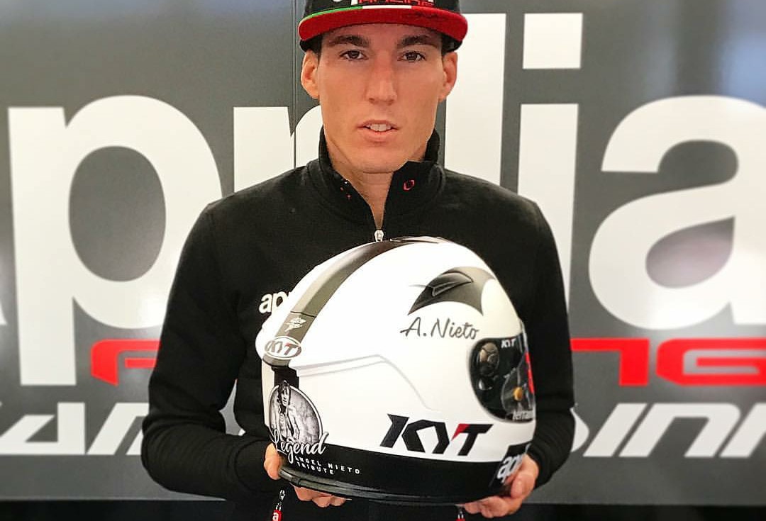 Espargaro, un “omaggio” a Angel Nieto