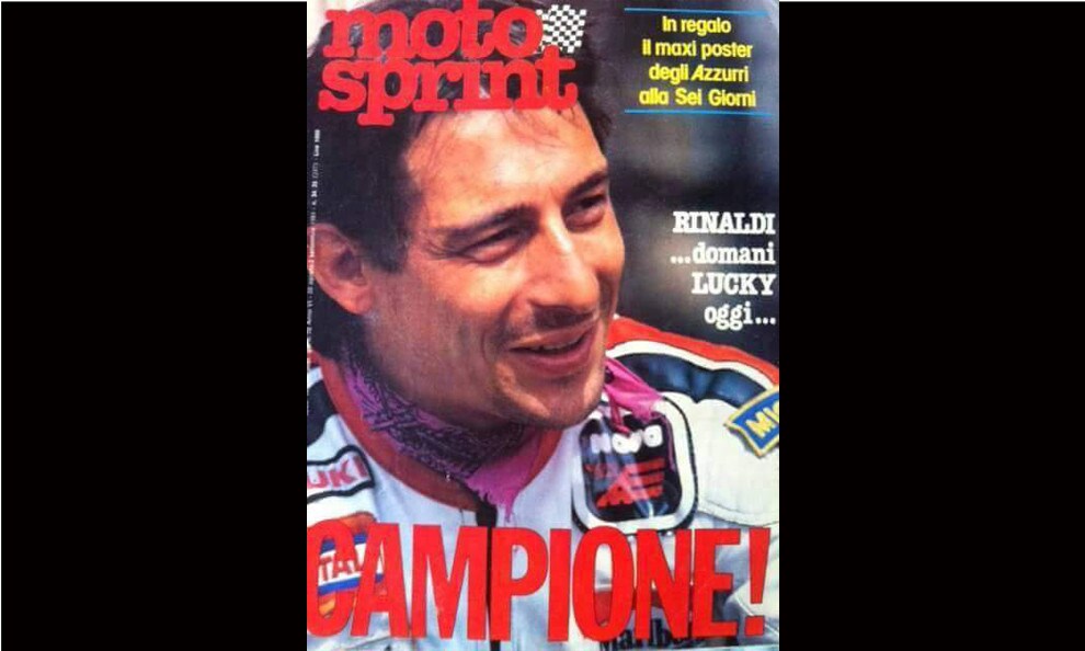 Lucchinelli, 36 anni fa il titolo mondiale e la copertina di Motosprint