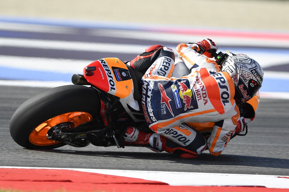 MotoGP Misano, Marquez: “Con la pioggia sarà una lotteria”