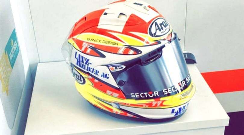 Misano, rubato il casco di Aegerter nel box