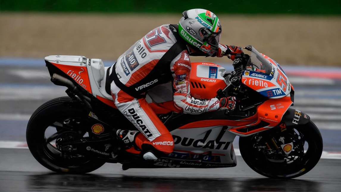 MotoGP Misano, Pirro: "Non volevo rischiare..."