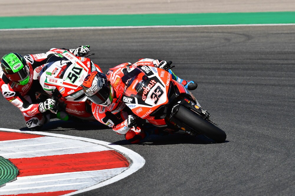 SBK Portimao, Melandri: “contento per il podio, non tanto per la gara”