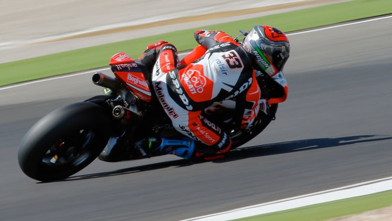 SBK test Portimao, Melandri: "Giornata lunga e positiva"