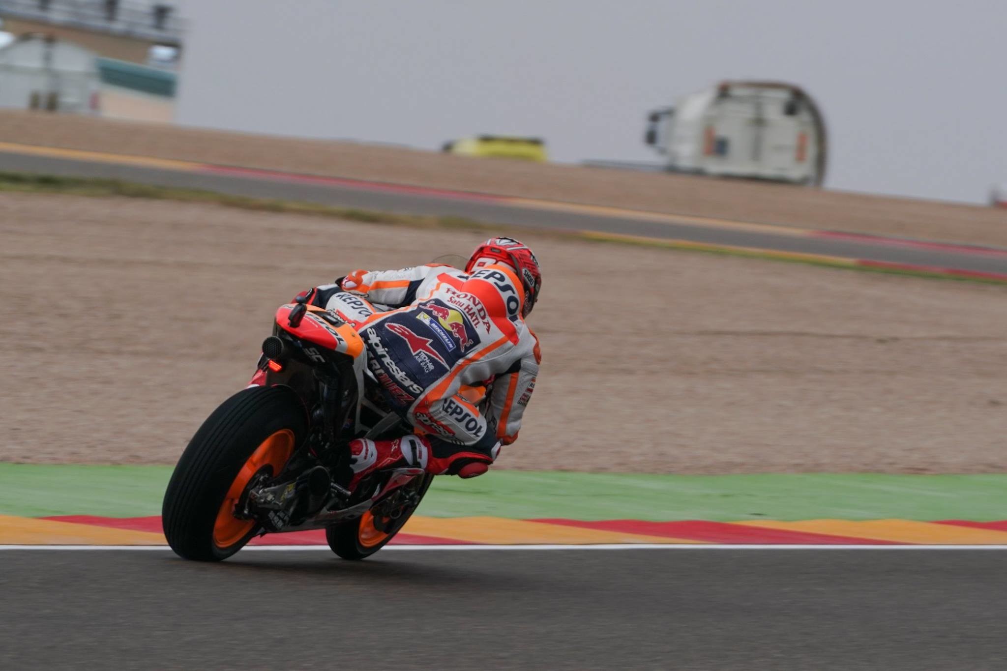 MotoGP Aragon, nelle fp3 Marquez inizia a martellare
