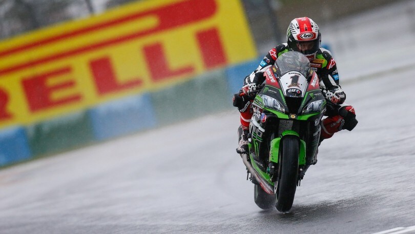 SBK Magny Cours, Rea mago della pioggia in Superpole