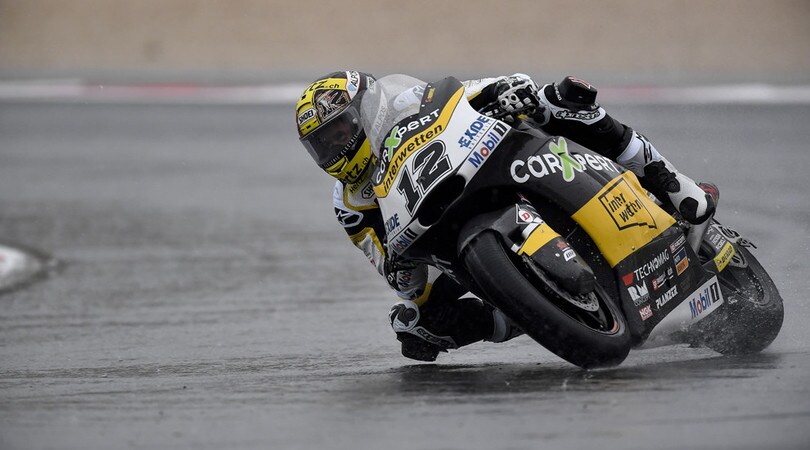 Moto2 Motegi, day1: cadute a non finire, comanda Luthi