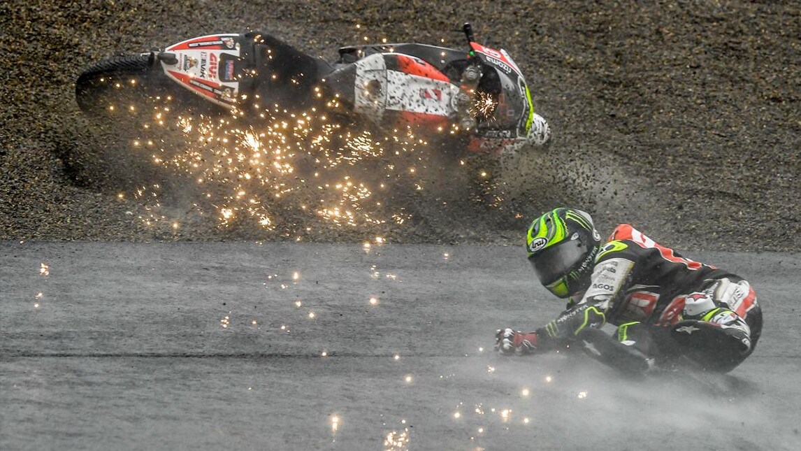 MotoGP Motegi, Crutchlow: "La seconda caduta è stata inspiegabile..."