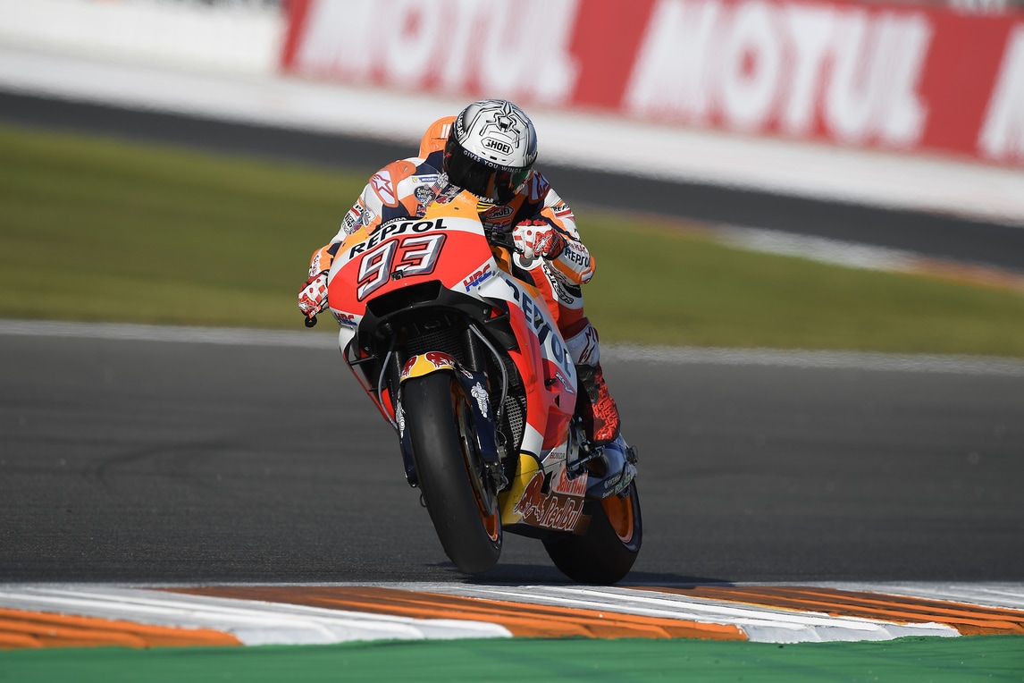 MotoGP Valencia, prove libere 3: Marquez è il più veloce