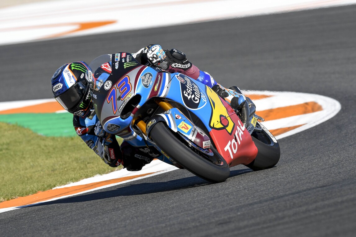 Valencia, qualifiche Moto2: Alex Marquez in pole davanti a Morbidelli e Pasini