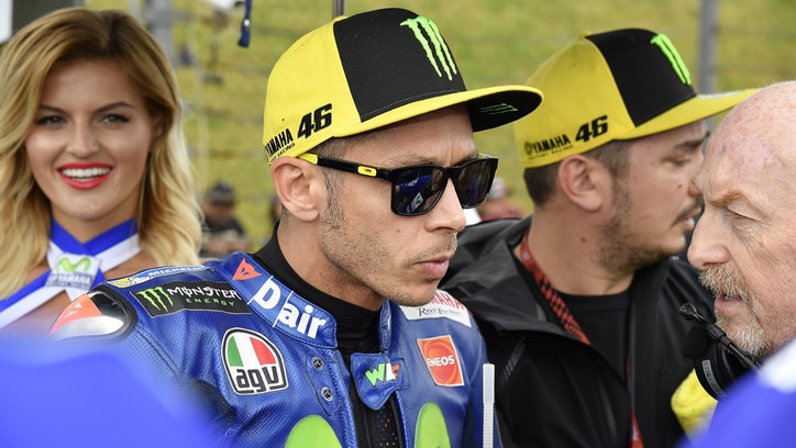 Test Yamaha: Rossi promuove il motore 2018