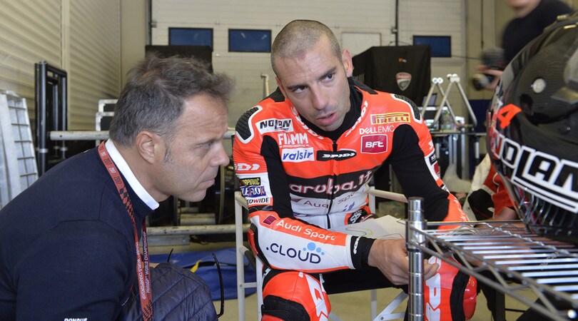 SBK test Jerez, Melandri: "Migliorato il feeling sull'anteriore"