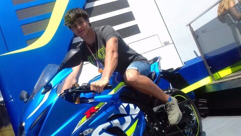 SBK: Gabriele Ruiu sulla Suzuki Grillini