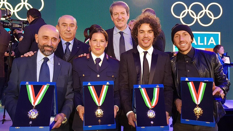Il CONI premia Cairoli, Fontanesi e Morbidelli
