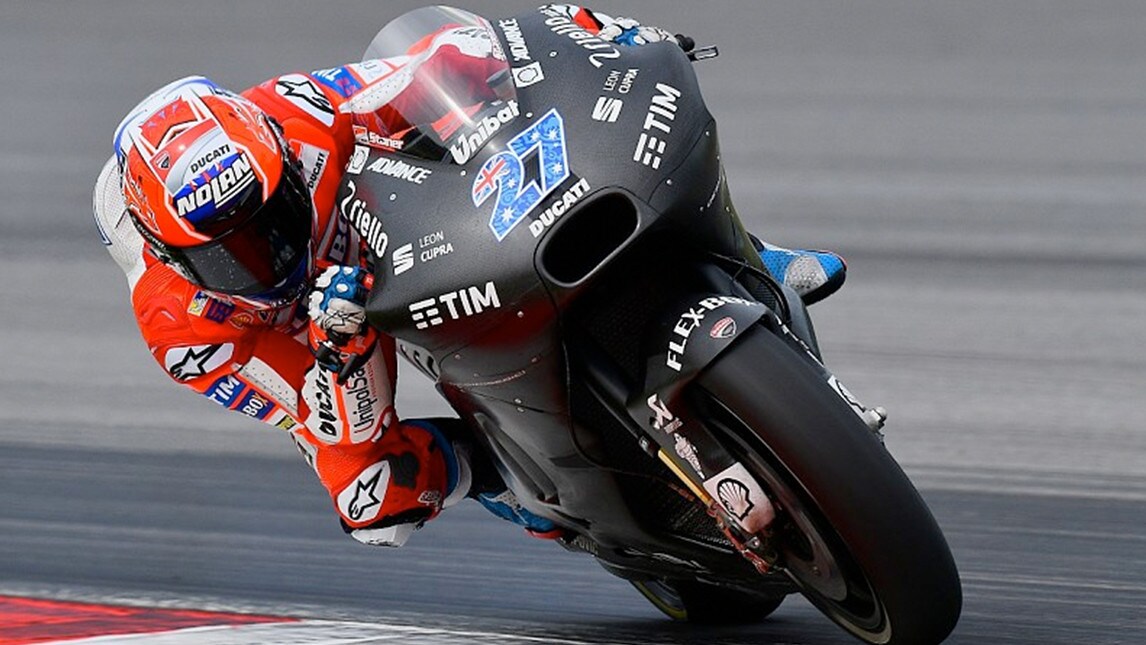 MotoGP: Stoner sulla nuova Desmosedici a Sepang