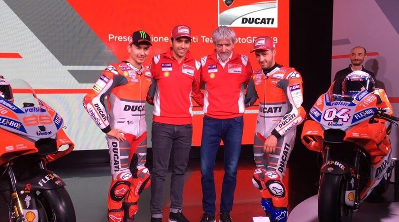 Svelata la Ducati MotoGP 2018 con Dovi e Lorenzo - FOTO